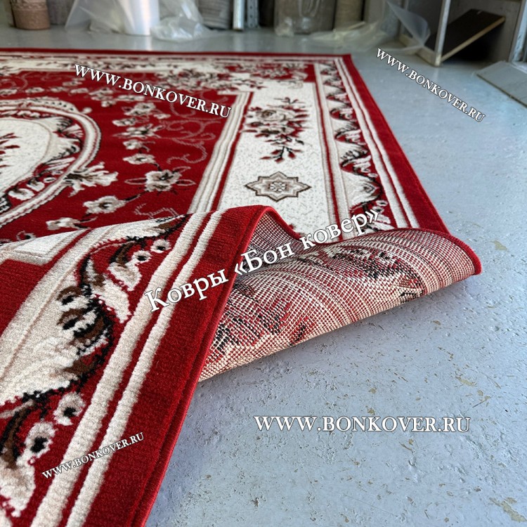 Ковер Лайт Карпет New 7 Дизайн 23877 Красный